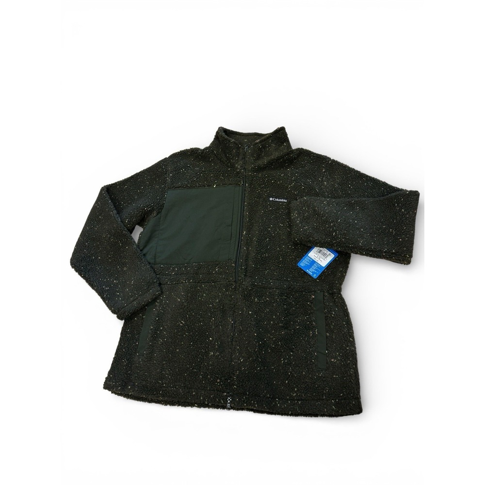 Columbia Stellar Path Fleece Jacket Women's Large Greenscape Full Zip NWT - Picture 4 of 16